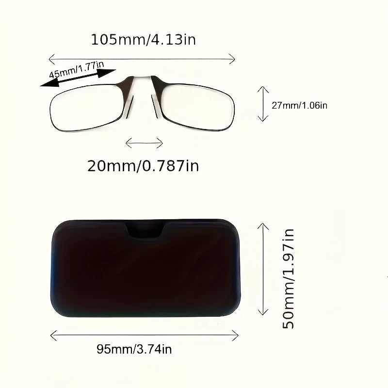 LeseFix PocketCase® - Die Lesebrille für Ihr Smartphone